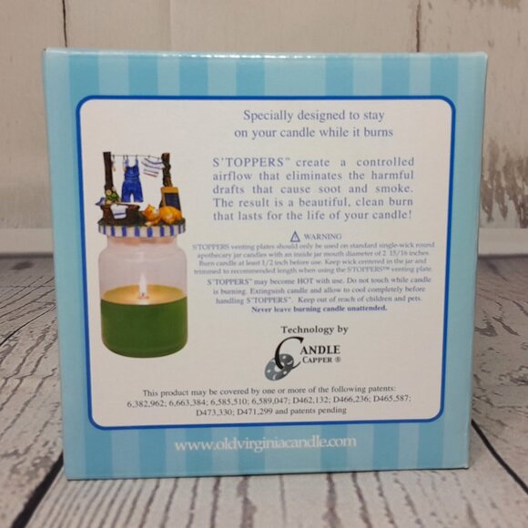 Clothesline Candle Capper Old Virginia Candle Co Deb Strain With Box - Picture 11 of 12